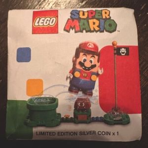 LEGO Super Mario Limited Edition Silver Coin